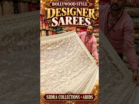 Excusive Bridal Designer Bollywood Style Hand, Beadswork Neted Sarees | Sidra Collections, Abids