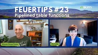 Feuertips - Let s get weird with pipelined table functions