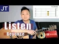 Listen - Beyonce Guitar Lesson
