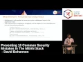 AppSec EU 2017 Preventing 10 Common Security Mistakes In The MEAN Stack by David Bohannon