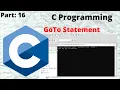 goto Statement in C C - Programming