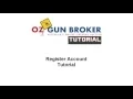 Oz Gun Broker - How to Register