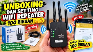 Wifi repeater 100 ribuan 4 antena ‼️ worth it gak nih ? 