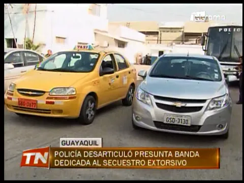 Policía desarticuló presunta banda dedicada al secuestro extorsivo