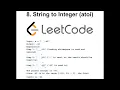 String to Integer atoi LeetCode Java DSA