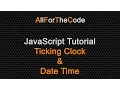 TUTORIAL JavaScript real time ticking analogue clock
