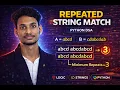 Repeated String Match Python DSA Explained