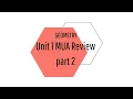 Geometry Unit 1 Mid-Unit Assessment Review pt 2