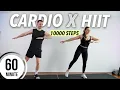 Lagu 1 Hour Cardio HIIT Workout at home - 10000 steps for Fat Burn (No equipment)