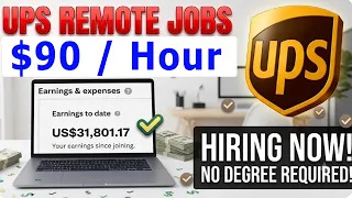 UPS is Hiring Remote Jobs Work From Home Jobs - UPS JOBS