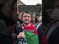 Download Lagu Mahmoud Khalil is back protesting for Gaza in front of the Institution that failed to protect him.