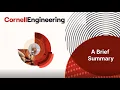 Cornell David A Duffield College of Engineering Info Session Part 12 A Brief Summary