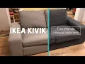 4-Year Review Reupholstering My IKEA Kivik Loveseat with New Fabric