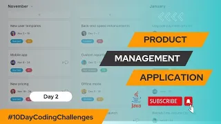 Project Using Java Product Management App in Java