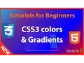 CSS Color and CSS3 Gradients - html5 CSS Course