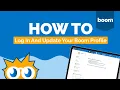 How to Log In and Update Your Boom Learning Profile Quick Start Guide for New Users