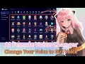Lagu [AI Female Voice Changer]💖Change Your Voice to Girl's Voice in Real-Time💖 Super Realistic!