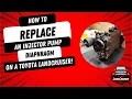 How to replace an injector pump diaphragm on a Toyota Landcruiser