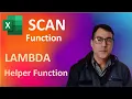 SCAN Function in Excel Lambda Scan function Lambda array helper function in excel