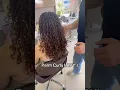 Tutorial natural bouncy spiral perm curly long hair