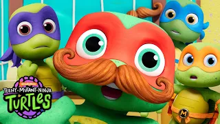 TEENY MUTANT NINJA TURTLES | Episode 7: Mustache Menaces 🥸 | Full Episode