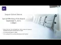 9 4 21 Special Meeting of the Board