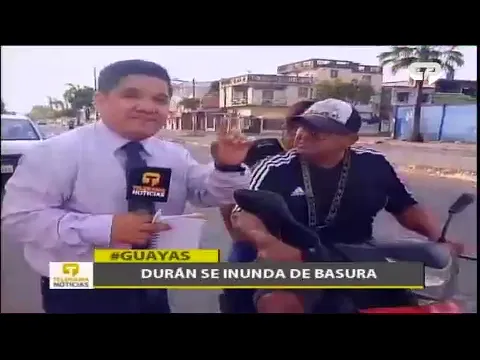 Durán se inunda de basura