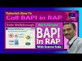 Tutorial Call BAPI in SAP RAP