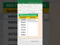 How to Use MID Function in Excel