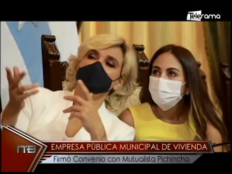 Empresa pública municipal de Vivienda firmó convenio con Mutualista Pichincha