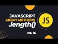 learn array length property in javascript the right way