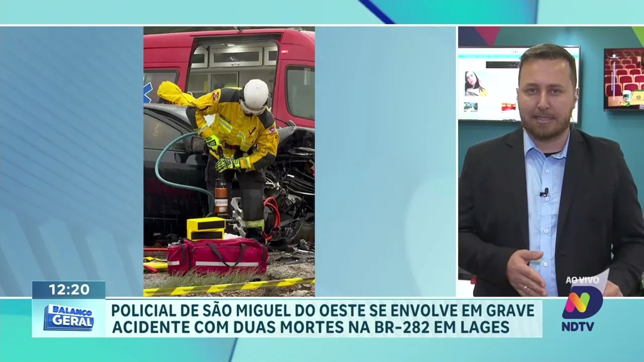 Acidente na BR-282: Policial de São Miguel do Oeste e Duas Mortes