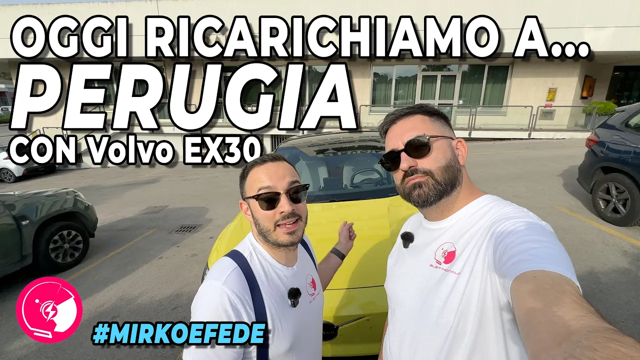 A caccia di COLONNINE in Umbria, sono abbastanza? Oggi ricarichiamo a PERUGIA con Volvo EX30