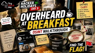 Overheard at Breakfast TryHackMe Walkthrough Hacker Holidays OSINT Full Solution