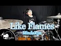 Download Lagu Like Flames - MindaRyn Drum Cover By Tarn Softwhip