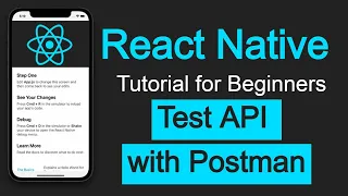 React Native tutorial Test API with Postman