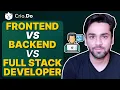 Frontend vs Backend vs Full Stack Development Which Developer Career Should You Choose