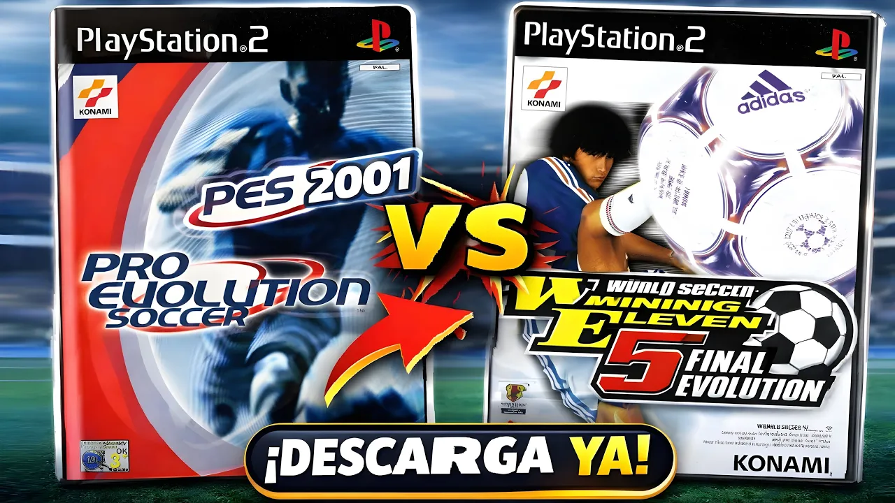 DESCARGA PES 2001 y Winning Eleven 5 Final Evolution (PS2 – ISO)