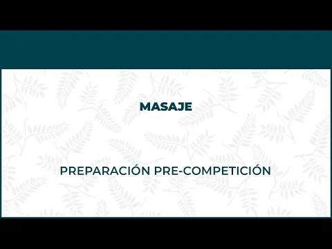 Preparación Pre-Competición. Masaje Terapéutico - FisioClinics Barcelona, Barna