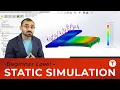 SOLIDWORKS FEA Static Simulation in 10 Mins !