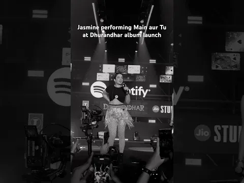 @JasmineSandlasOfficial  at #dhurandhar  music launch performing #mainaurtu