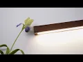 Arlo Linear Wood Wall Light by Aurello Lighting Natural Warmth with Modern Lines
