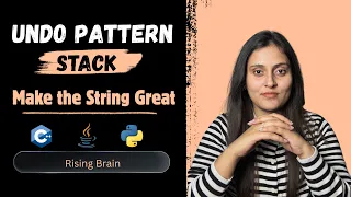 Make The String Great Stack Undo Pattern Brute Optimized Java Python C