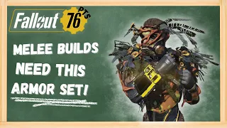 Thorn Armor Makes Melee Builds NUKE - Fallout 76
