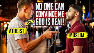 Confident Atheist Challenges Muslim Then Gets Unexpected Answers! Muhammed Ali