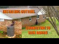 Installing Gutters from Lowes Step by Step DIY Rain Barrel Setup