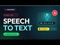 How to Build a Real-Time Speech to Text Converter in ASP NET Speech Recognition JavaScript