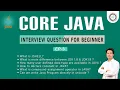 Session - 3 Interview Question on Core Java Datatypes Constant Assignment Op by Som Sir
