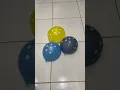 Lagu Ballon blue green and yellow brusht #asmr #ballon #funny