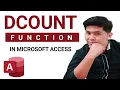DCOUNT Tutorial in Microsoft Access